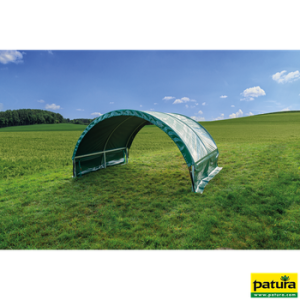 Abri-tente pour petits animaux Patura 6m x 3,60m - Protection solaire, vent et pluie