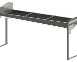 Abreuvoir en inox avec piétement 95L Kerbl - Console murale, piétement galvanisé