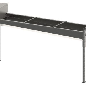 Abreuvoir en inox chauffant sur piétement 95L Kerbl - Console murale, piétement galvanisé